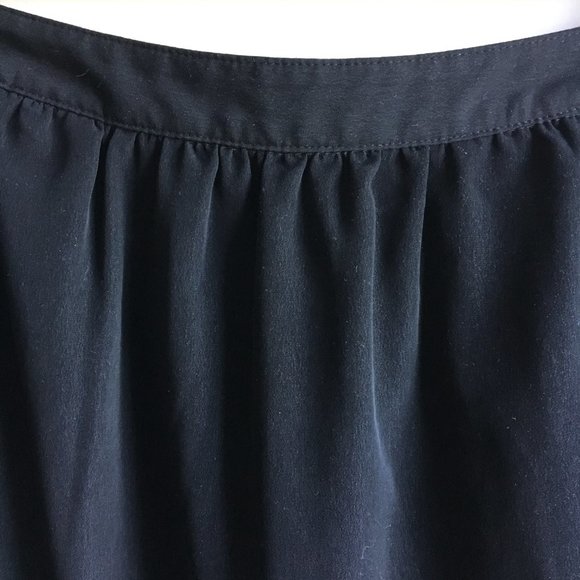 ⚪ Mossimo black knee-length skirt with pockets - Picture 4 of 10